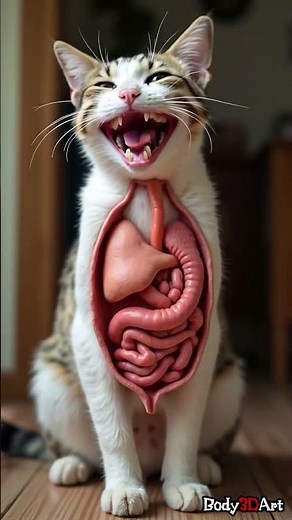 How Does a Cat’s Stomach Work? Watch This! | Cat's Anatomy 45