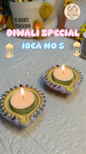 ✨ DIY Diya Decoration at Home 🪔 | Beautiful Diwali Decoration Ideas