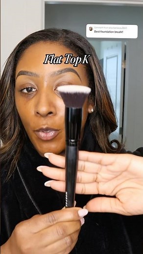 The BEST foundation brushes for a flawless finish 👌🏾🔥 #makeupbrushes #makeupforbeginners