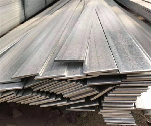 Galvanized Steel Flat Bar A36 SS400 S355jr 5160 1095 1080 Iron Carbon Mild Steel Metal Sheet Flat Bar