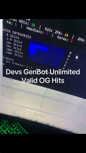 @3v58 On Discord Genbot comes with all checkrs combos, and nfa 2 fa Bot #fyp #foryoupage #fortniteaccounts #epicgames #ogskin