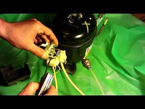 How to wire a fridge compressor