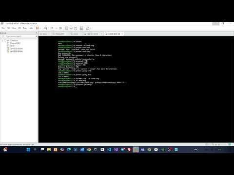 Lab6 - Lecture Note5: User & Group Management (CentOS in Linux using VMware)