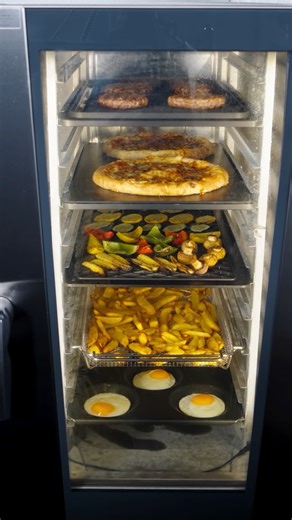 RATIONAL AG on Instagram: "Trays in. Food out. Done. 🔥 Eggs 🥚 pizza 🍕 burgers 🍔 fries 🍟 veggies 🥕 All at once with the iCombi Pro. More time for you 👀👇 ・・・ Bandejas dentro. Comida lista. 🔥 Huevos 🥚 pizza 🍕 hamburguesas 🍔 papas fritas 🍟 verduras 🥕 Todo a la vez con iCombi Pro. Más tiempo para ti 👀👇 ・・・ #RATIONAL #rationalag #RATIONALcookingsystem #iCombiPro #combisteamer #professionalkitchen #kitchenlife #chefslife #TheWOWeffect"
