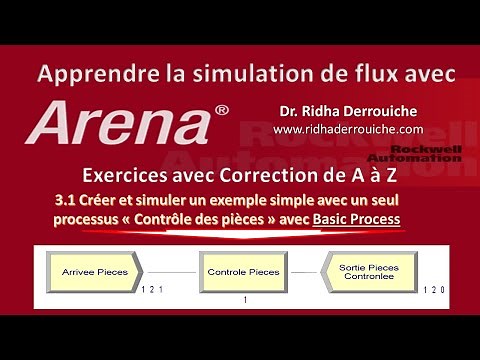 3. 1. Créer et simuler un exemple simple avec un seul processus « Contrôle des pièces »