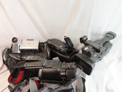 *FOR PARTS ONLY* 4 Video Cameras (Sony, Sharp, Nikon) Untested | eBay