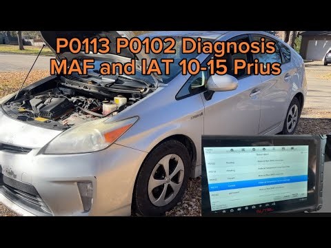 P0113 P0102 10-15 Prius. Mass Airflow/ Intake Air Temp sensor diagnosis.