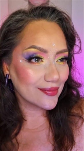 Tutorial Rápido | Maquiagem Colorida Anos 80 🎨✨