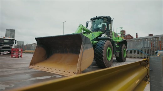 This giant loader shows pure power up close