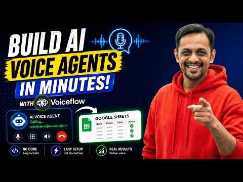 Build an AI Voice Agent in Minutes with Voiceflow
