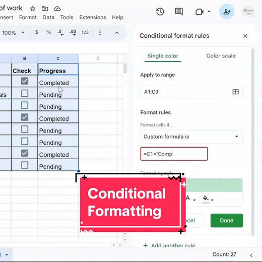 Master Google Sheets Conditional Formatting for Productivity and Efficiency