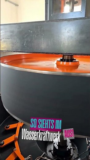 Wasserkraftwerk von Innen
