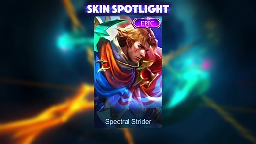 Nolan's Spectral Strider Skin Showcase in MLBB
