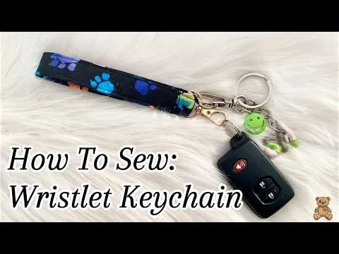 Easy Fabric Keychain Tutorial | Perfect Scrap Fabric Project
