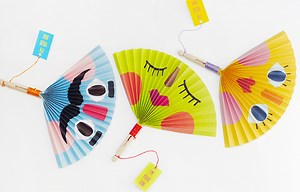 Abanicos caseros para hacer con niños | Manualidades fáciles