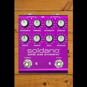 Soldano Pedals | SLO Plus Pedal Purple - Overdrive