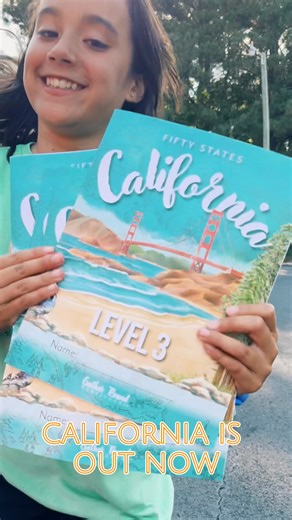 New Release: California! 🌟 Take your homeschoolers on a week-long road trip through the Golden State — gold rush, Hollywood, surfing, and more! Shop the California Unit today! | Gather 'Round Homeschool