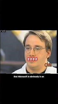 Linus torvalds about bill gates 🤯🤯#linux #programming #cybersecurity