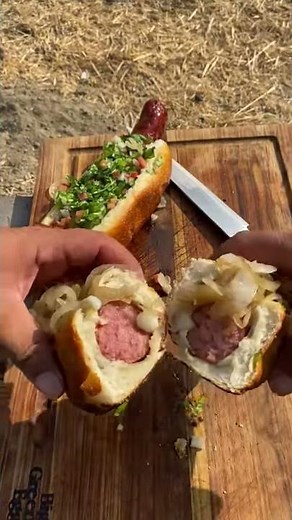 Fully loaded kielbasa