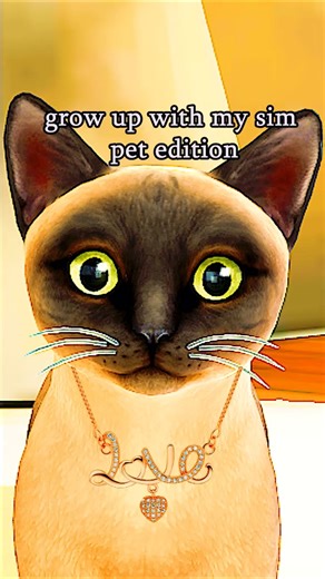 Grow up with my sim pet edition 🐱| the sims 4 #sims4 #thesims4 #sims #MontagemMiau #shorts