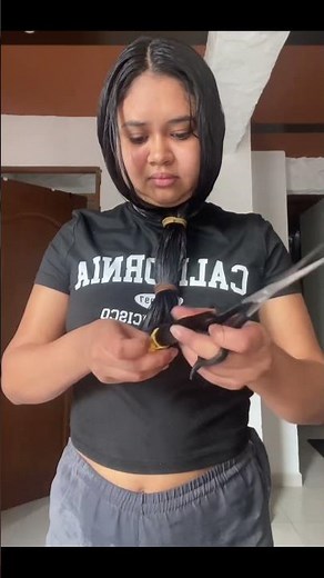 Cómo cortar tu cabello en casa ?de forma súper fácil #cabello #cortedecabelo