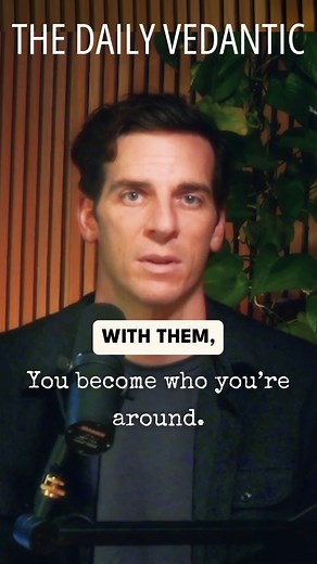 Moods are contagious, just like a virus. 🦠 Surround yourself with friends who uplift and inspire you, not those who lower your aims. True friends subconsciously call you to be a better version of yourself. 🌟 Begin your Vedantic journey. DM us "TDV" for the podcast link and more. | The Daily Vedantic