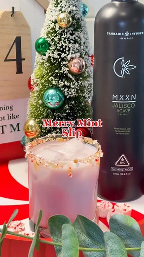 Save this recipe for later 👇 Meet your new holiday peppermint dream sip. ❄️✨ This creamy, minty cocktail is the perfect mix of cozy refreshing — and it’ll have your guests asking for the recipe before they finish the first glass. Peppermint Cocktail Recipe: • 1 oz MXXN Jalisco Agave • ½ oz half & half • ¼ oz cranberry syrup • 1 oz crème de cacao • ¼ oz peppermint syrup Rim your glass with honey crushed peppermints (crush them before for the prettiest edge). Shake everything with ice, pour, and 