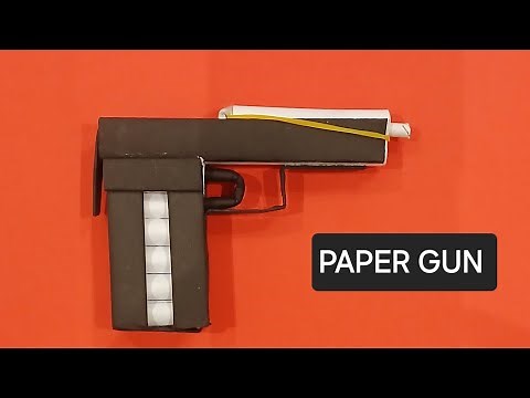 DIY -How TO MAKE ORIGAMI WORKING SHOOT GUN 🔫 ||ORIGAMI PAPER SHOOT GUN TUTORIAL