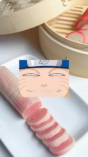 MK on Instagram‎: "The most requested recipe: Narutomaki 🍥 Japanese fish cake 🍜 طريقة صنع ناروتوماكي 🍥 انا ابدًا ما اشتريه حيت مكوناته بسيطة و اصلا غير متوفر في المغرب 🥲 . . . . #naruto #narutoshippuden #naruto_ramen #narutomaki #fish_cake #رامن #ناروتو #انمي #اوتاكو"‎