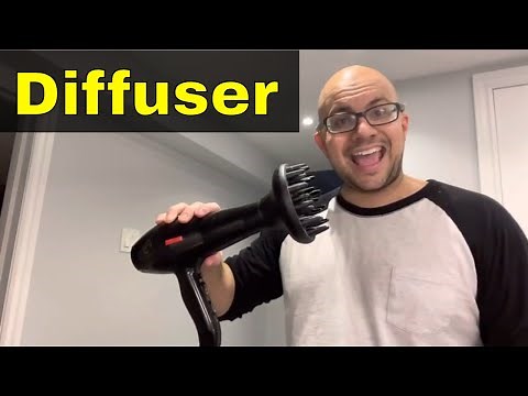How To Attach A Diffuser To A Hair Dryer-Easy Tutorial