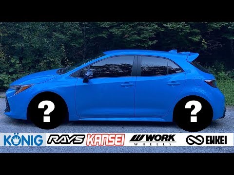 New wheels for the Corolla Hatch (Perfect fitment!) [4K]