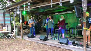 What a great turnout! Today's Garden Party was all about love. Cheers, hugs, and smiles were abundant in all corners of the Garden – great music and the aroma of yummy food kicked the positive vibes to the next level. The Birthday chef, Lisa Romain-Brown was all smiles surrounded by her friends, family, and neighbors. It's obvious that this community loves Lisa, and she loves them in return 12-9-25. | The Open Studio