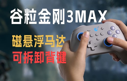 【手柄测评】上市一周就改版？谷粒金刚3MAX测评