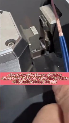 One-to-Two Wire Harness Welding | Specialized Ultrasonic Welding Machine for Branch Connections