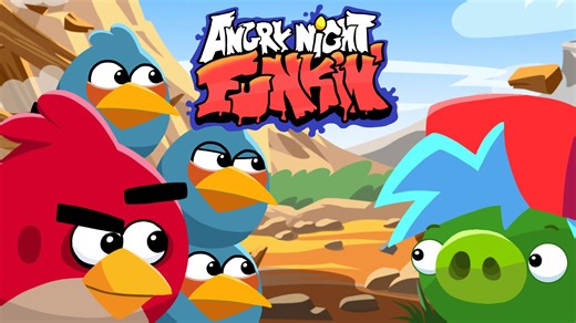 愤怒的小鸟 X FNF 优质模组 Angry Night Funkin 主线周 全流程演示