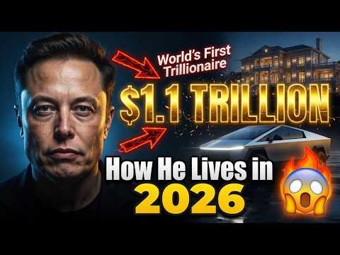 Elon Musk Net Worth 2026: How the World's First Trillionaire Lives (Houses, Cars, Food & Daily Life)