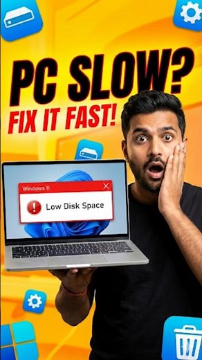 PC Slow? Disk Cleanup Kar Lo ⚡ Windows 10/11