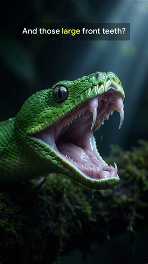 Emerald Tree Boa: The Living Jewel of the Rainforest #wildlife #natureshorts