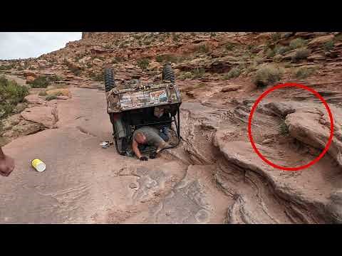 Grampa's Jeep Moab Rim Roll Over and Recovery