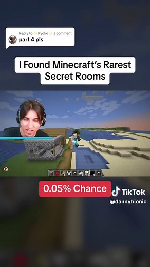Replying to @✨️Kyoko✨️ I Found Minecraft’s Rarest Secret Rooms #minecraft #minecraftbut #minecraftrare #minecraftsecret #secret #minecraftsecretrooms