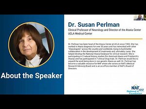 Ask the Ataxia Expert with Dr. Susan Perlman | June 2026