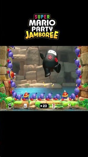 Super Mario Party Jamboree Ninji VS Boo VS Toad VS Bowser Jr Western Land