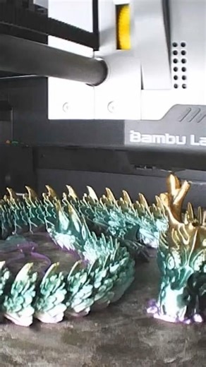 3D PRINTING A MULTI-COLOR RAINBOW SCALE 🐉 🐉🐲🐉🐲 #imaginedragons