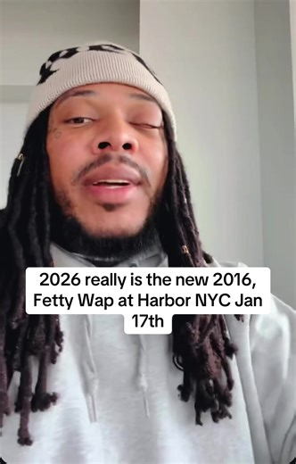 2026 really is the new 2016. Fetty Wap back in Harbor NYC this Saturday, Jan 17. Welcome home energy all night. If you was outside back then, you already know what this means. DM Party with Pablo for tables. NYC we outside. Tickets Link In Bio 21 with physical id | Dress to Impress . #nyc #fyp #fettywap #partywithpablonyc #usa