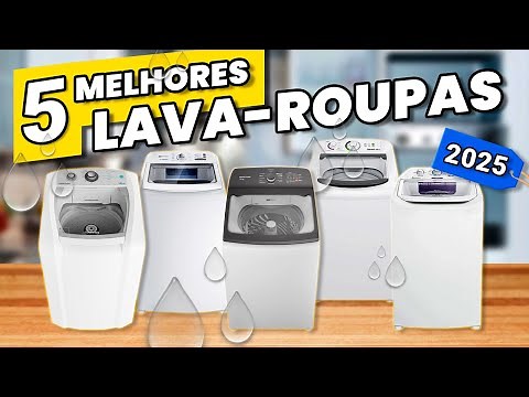 As 5 MELHORES: MÁQUINA DE LAVAR ROUPAS em 2025!✅ (Melhor Lavadora Lava Roupa)
