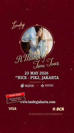 Laufey is bringing her A Matter Of Time Tour to Jakarta!