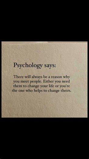 Psychology Fact: There’s Always a Reason You Meet People