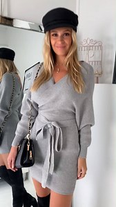 Our 'Dont Fall Down Knit Dress In Grey'! Shop now at https://www.showpo.com/dont-fall-down-knit-dress-in-grey ! Xx | Showpo