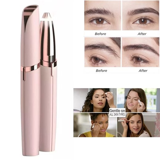Tired of messy brows or painful plucking? 😣 Say hello to smooth, salon-fresh brows anytime, anywhere! ✨ Our Electric Eyebrow Trimmer gently removes unwanted hair with precision — pain-free, portable, and safe for all skin types. 💕 No redness. No cuts. Just flawless brows in seconds! 💖 | WY Glow