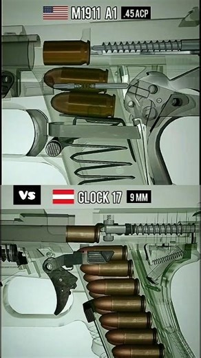 ​M1911 vs Glock 17: The Ultimate Comparison! 🔫